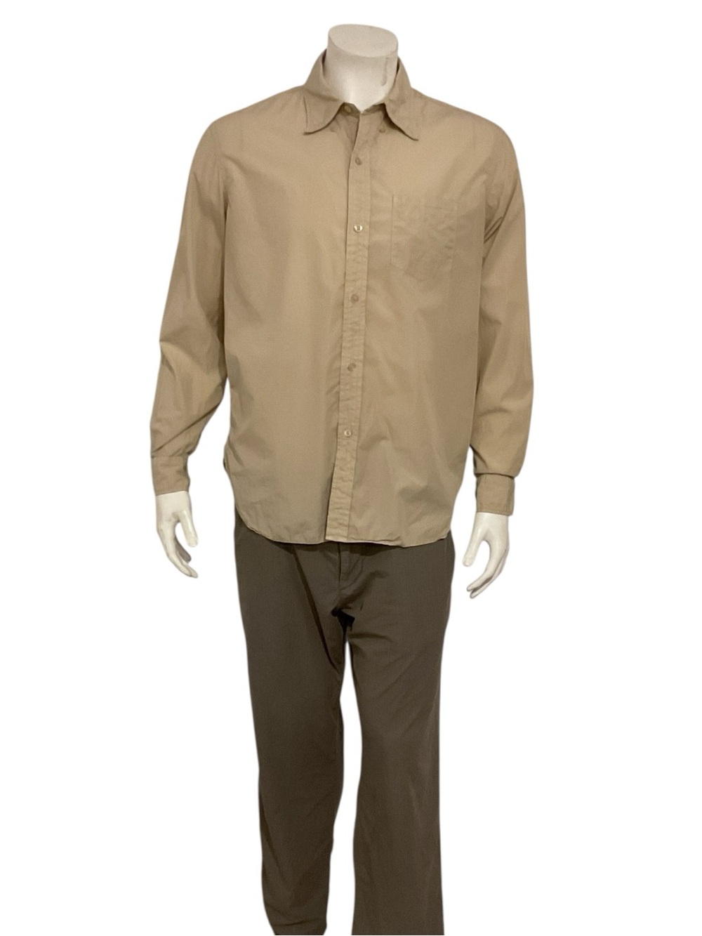 Buck Mason Men’s Khaki Button Shirt